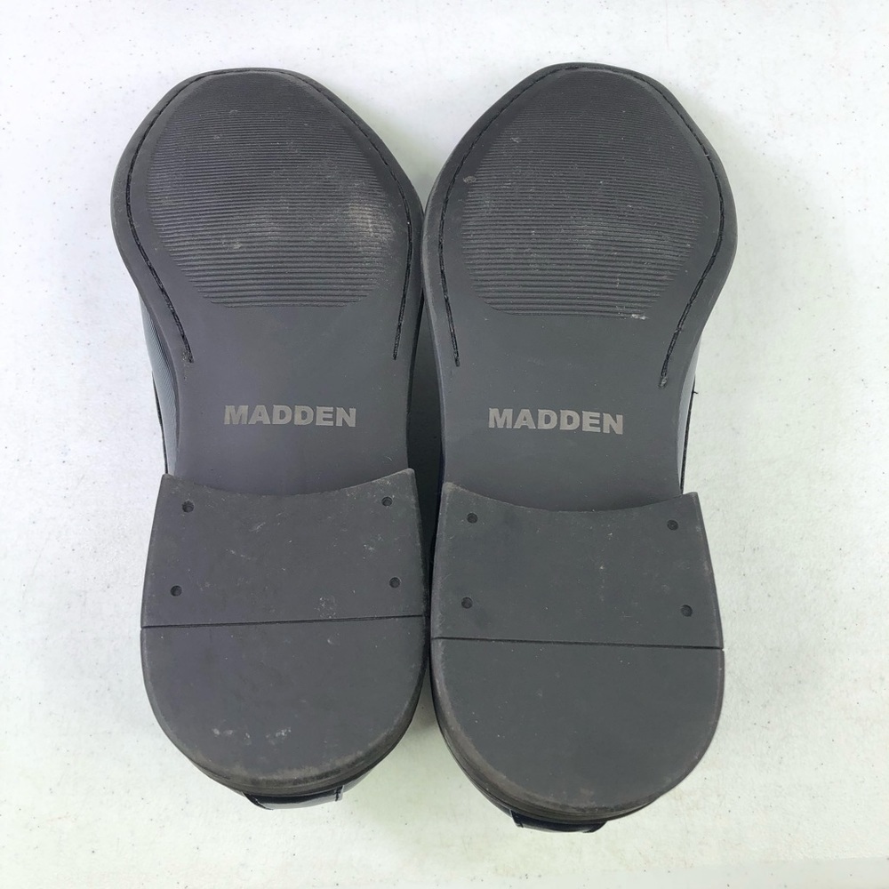 STEVE Madden Crakke Navy Patent Leather Shoes - Picture 9 of 10